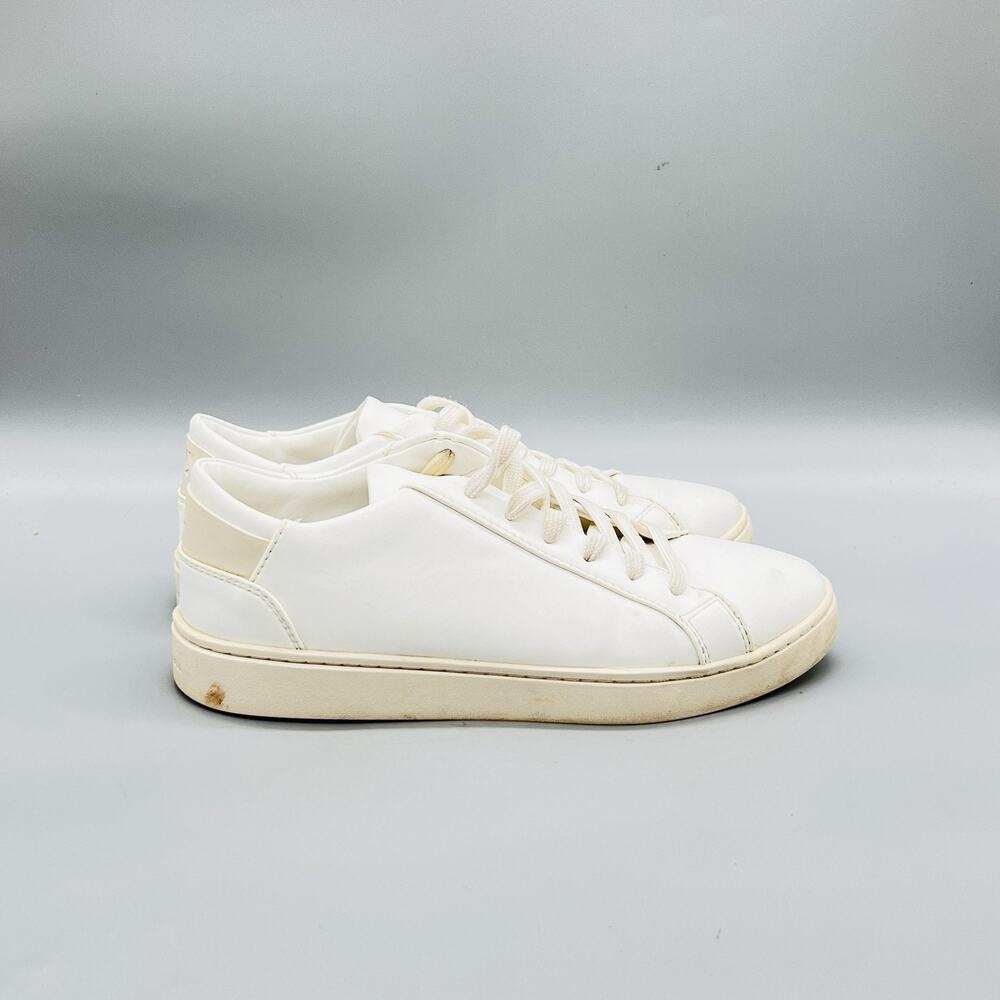 Thousand Fell Shoes Womens 8.5 White Synthetic Low Top Sneakers Casual Comfort